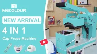 4-in-1 Hat Heat Press Printing Tutorial | Custom Cap Heat Transfer