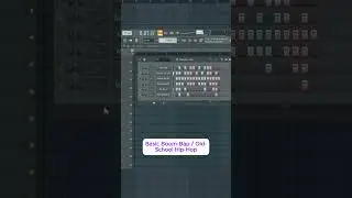 Basic Boom Bap Old School Hip Hop beat in FL Studio #flstudio #boombaptypebeat #hiphopbeats