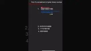 Finding 2's complement in less than 5 seconds.#education #shortcut #tricks #digital #important #dsd