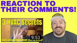REACTING to HVAC SCAMMERS on my Secrets Video!