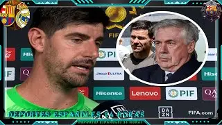 Courtois sin pelos en la lengua habla de las diferencias entre Xabi Alonso y Ancelotti