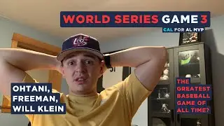 The Greatest Baseball Game Of All Time? 18 Innings, Ohtani, Freeman, Will Klein- World Series Game 3