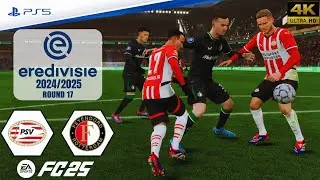 FC 25 - PSV Eindhoven vs. Feyenoord | Netherlands Eredivisie 24/25 | Full Match | PS5&trade;[4K]