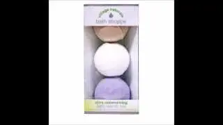 Village Naturals Bath Shoppe Bath Bomb Trio Lavender, Vanilla & White Tea