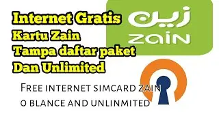 Free internet unlimited simcard zain | 0 blance