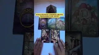 Ele chorou muito pensando em voc&ecirc;! 🌹 Tarot de Hoje #shorts #tarot #taro #tarotdehoje