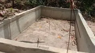 Our new fish water tank || fish farming in cement tank