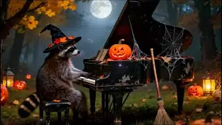 Calming Halloween Piano 🎃 Non-Scary, Cozy Music for Sleep, Study & Relaxation