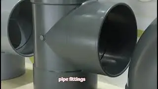 Grey Industrial Plastic Pipe Fittings Two Way UPVC 45 Degree Elbow