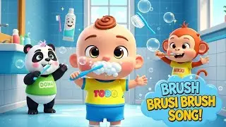 &ldquo;Brush Brush Song with Todo 😄 | Fun Morning Rhyme for Kids&rdquo;