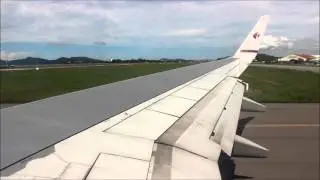 Malaysia Airlines Boeing 737-8FH(WL) Takeoff at Kota Kinabalu International Airport
