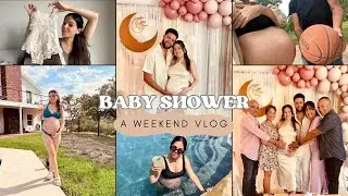 BABY SHOWER VLOG ♡ 33 weeks update