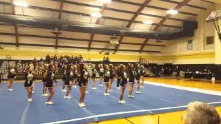 Foothill High performance at 2016 Cheer Competition  (round 2)