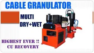 Cable Granulation Plant - 99.5% Copper visit www.recycle-mc.com