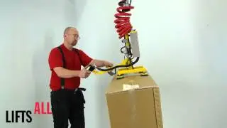 Vacuum lifter for carton boxes / Vakuumlyftare f&ouml;r kartonger - Lifts All