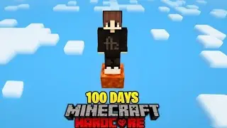 I Survived 100 Days in One Lava Block World in Minecraft Hardcore(Bangla)