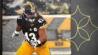 Painting Troy Polamalu | 2021 NFL Hall of Fame