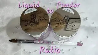 liquid to powder ratio, how I do it.