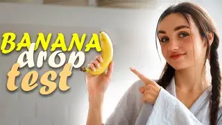 Housecoat Banana Drop Test | Plushy Liz Drops