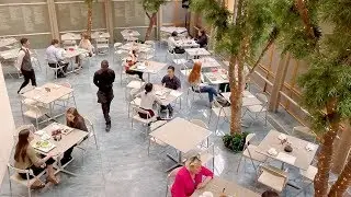 The Beautiful Garden Court Caf&eacute; at Asia Society