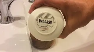 Proraso sensitive shaving soap - Lather test