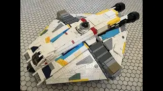 The Ghost (Star Wars Rebels & Ahsoka)! Modified from 2Bricks design. Full interior! #lego #starwars