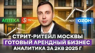 Рынок стрит-ритейла и готового арендного бизнеса Москвы - аналитика за 2кв 2025 года