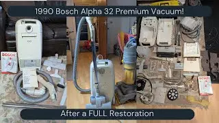 1990 Premium Bosch Alpha 32 Vacuum cleaner - After Restoration!