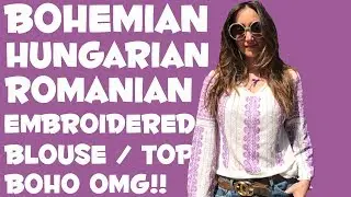 Washing a Bohemian peasant blouse. How to wash and how to wear a  Peasant top, Romanian blouse.