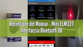 Recensione del Moonar - Mini ELM327 Interfaccia Bluetooth OBD-II OBD2 Auto Diagnostic Scan Tool