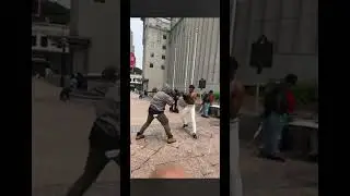 Boxing on Atlanta Street interviews look I still got it