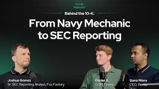 Finrep Podcast: From Navy Mechanic to SEC Reporting | Joshua Gomez & Gana Misra on Ai and Accounting