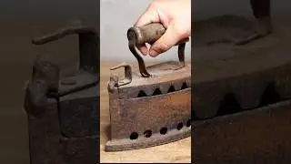100-Year-Old Rusty Iron Brought Back to Life - Relaxing ASMR Metalwork