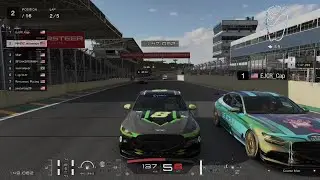 Interlagos DOUBLE overtake defense / attack!!!😎😎🔥🏎️🏁🤣