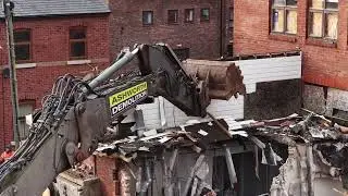 GIANT Shears vs Steel Beams: Building Demolition of Lanson House in Preston by Ashworth Demolitions