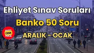 Ehliyet Sınav Soruları 2025 | Aralık, Ocak Çıkmış Sorular