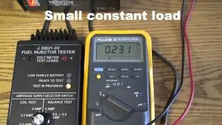 Air injector wiring voltage drop test