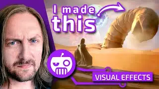 🤖  I created a DUNE inspired shot, using only BLENDER and open source tools