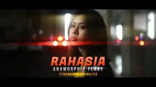 Anamorphic Lens Filter Murah | Streak Orange Anamorphic Filter Indonesia PrismGlass.Id