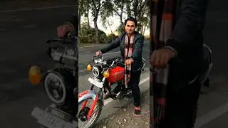 Yamaha rx135 first ride epic reaction 😎😅 #rx135 #rx100 #2stroke #shorts #save2stroke