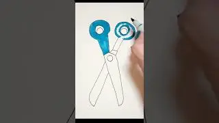 How To Draw Scissors!