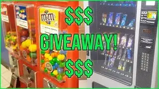 Collecting Money From Vending Machines For Subscriber Giveaway