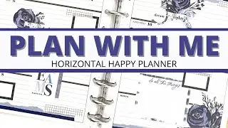 PLAN WITH ME | HORIZONTAL HAPPY PLANNER | KELL OF A PLAN & INDIGO STICKER BOOKS