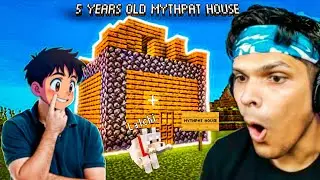 Going To 5 YEARS OLD @Mythpat  HOUSE in Minecraft ( Minecraft Video) @Mythpatty 