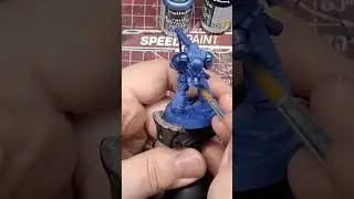 Testing Vallejo True Metallic Metals Ultramarine Blue  #miniaturepainter #truemetallicmetal