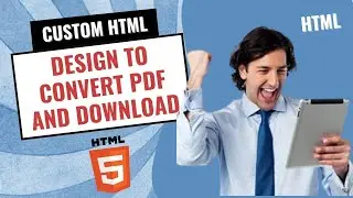 Custom HTML Design To Convert Pdf And Download Using Django | Python Django Framework