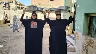يا فرحت قلبي النهارده♥️بدخلت أمي عليا طبخة لعمال بيتي الجديد🏠 دخلت عليا شايله ومحمله هي وسمسمه اختي