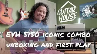 Распаковка и первое прослушивание комбоусилителя EVH 5150 Iconic Series! Guitar House 2022 #guitarhouse