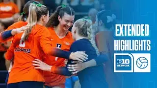 Michigan State at Illinois | Extended Highlights | Big Ten Volleyball | 10/05/2025