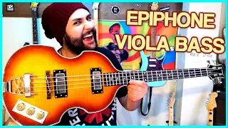 Inspirado en un Ícono del Rock | Epiphone Viola Bass
